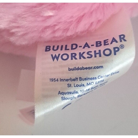 Build a Bear Pink Fairy 16” Purple Tulle Glitter Wings Magical Plush BAB Stuffed - Picture 4 of 4